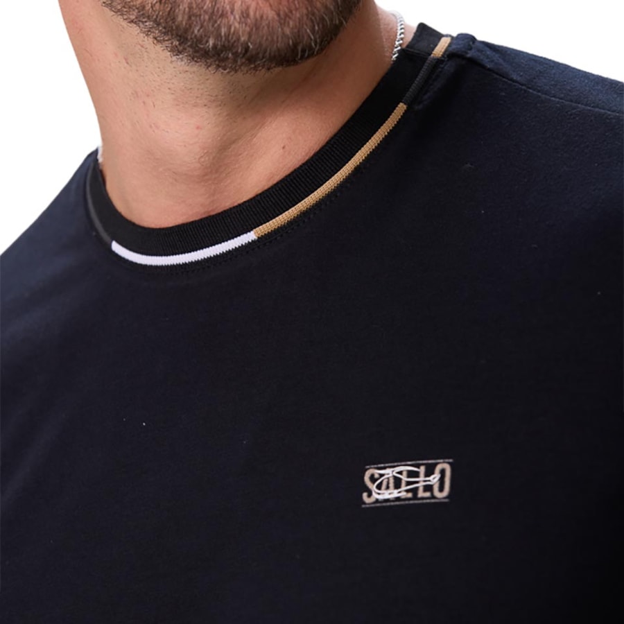 Camiseta Sallo Meia Manga 10108201 Preto
