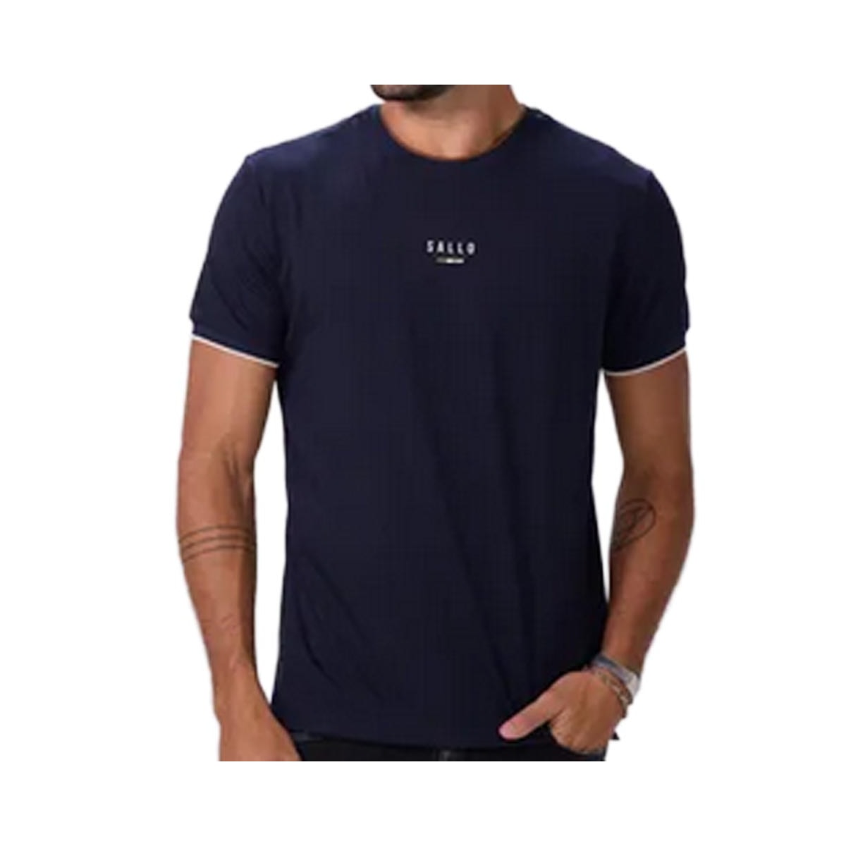 Camiseta Sallo Meia Manga 10108540 Marinho Camiseta Sallo Meia Manga 10108540 Marinho