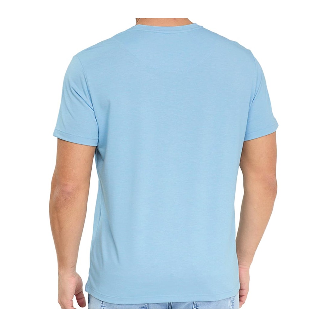 Camiseta Sallo Meia Manga Básica 10101641 Misto Sky Camiseta Sallo Meia Manga Básica 10101641 Misto Sky