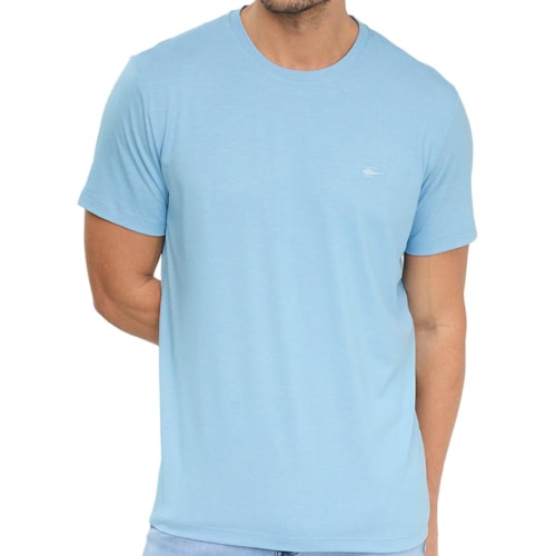 Camiseta Sallo Meia Manga Básica 10101641 Misto Sky