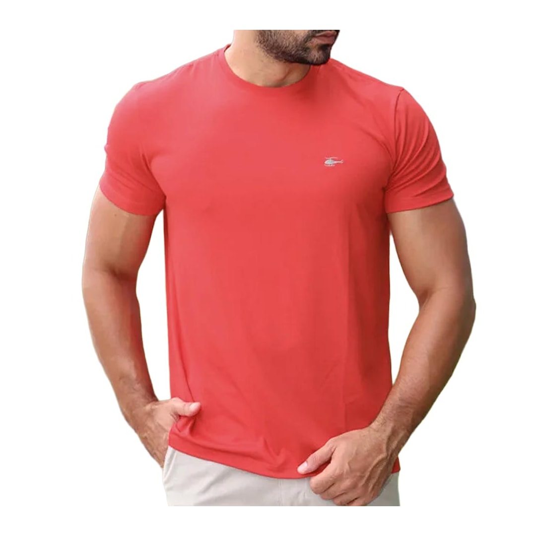 Camiseta Sallo Meia Manga Básica 10103000 Rose
