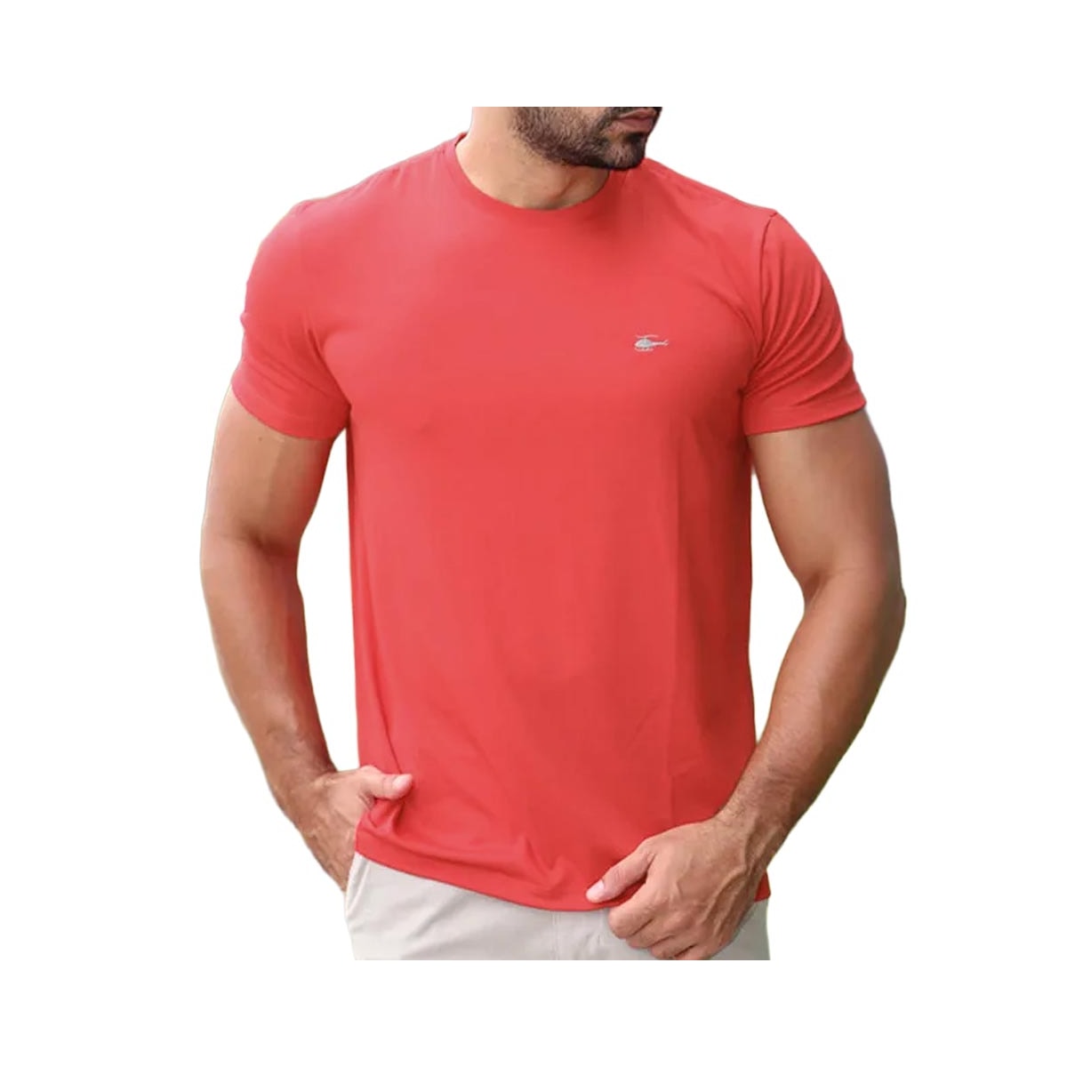 Camiseta Sallo Meia Manga Básica 10103000 Rose Camiseta Sallo Meia Manga Básica 10103000 Rose