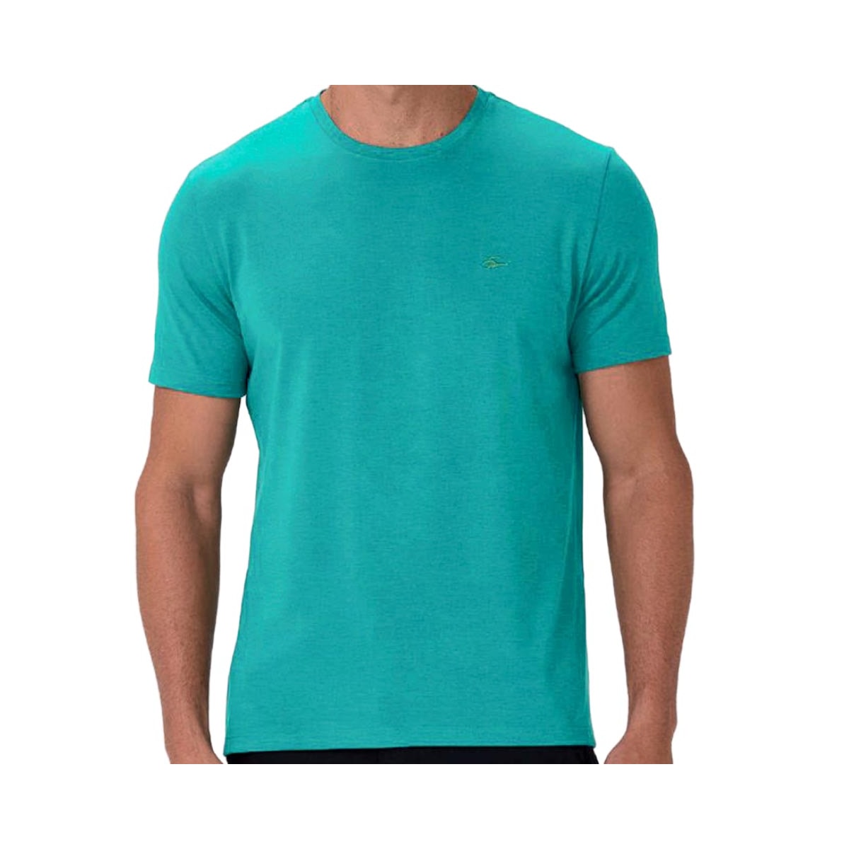 Camiseta Sallo Meia Manga Básica 1641 Plus Misto Pacifico