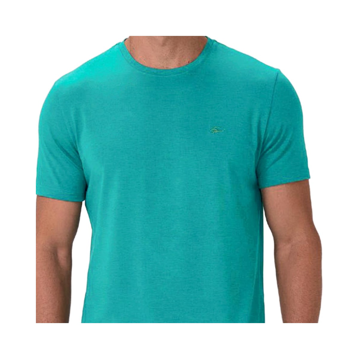Camiseta Sallo Meia Manga Básica 1641 Plus Misto Pacifico Camiseta Sallo Meia Manga Básica 1641 Plus Misto Pacifico