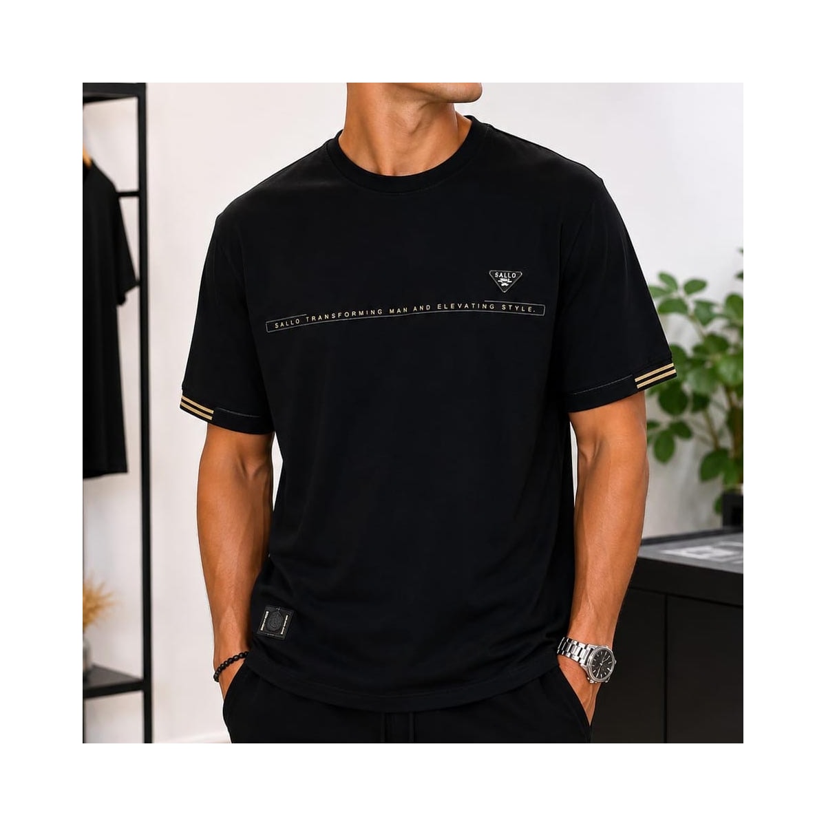 Camiseta Sallo Pergula 00001 Preto Camiseta Sallo Pergula 00001 Preto