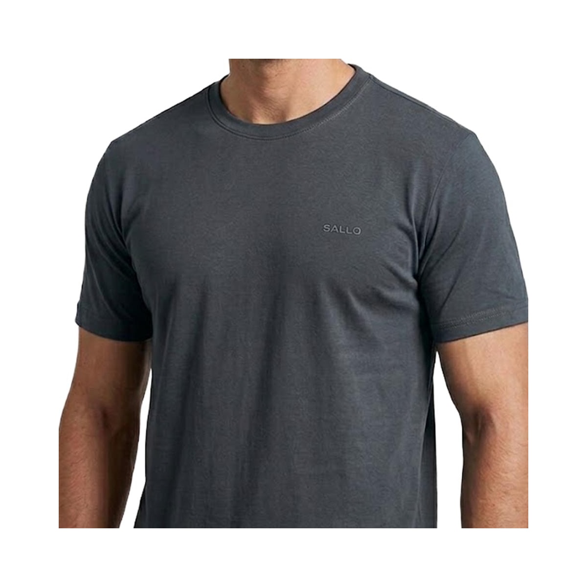 Camiseta Sallo Pergula Básica 2314 Chumbo Dark Camiseta Sallo Pergula Básica 2314 Chumbo Dark