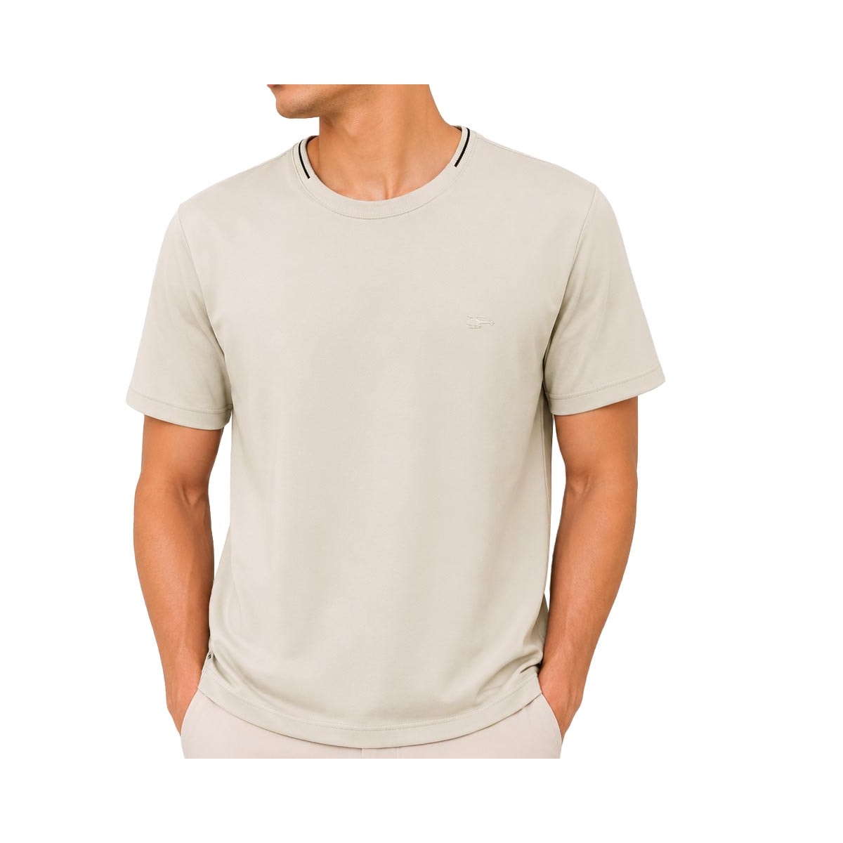 Camiseta Sallo Pergula Básica 2761 Areia
