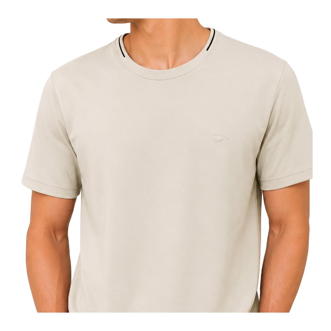 Camiseta Sallo Pergula Básica 2761 Areia Camiseta Sallo Pergula Básica 2761 Areia