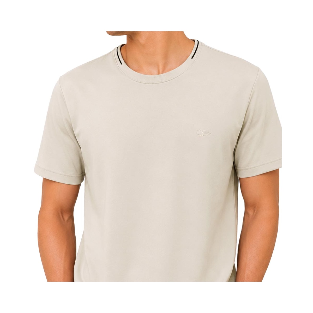 Camiseta Sallo Pergula Básica 2761 Areia Camiseta Sallo Pergula Básica 2761 Areia
