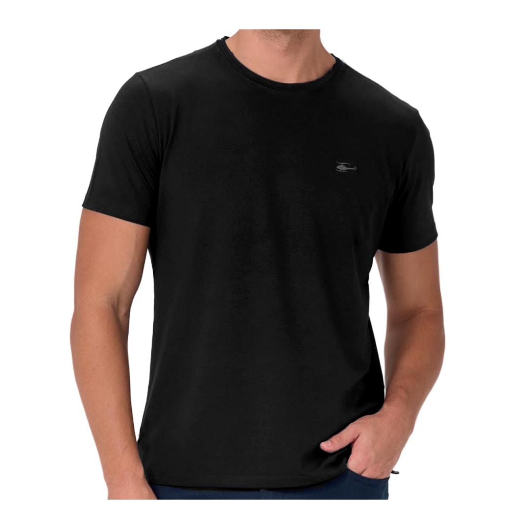 Camiseta Sallo Pergula Básica 2761 Preto