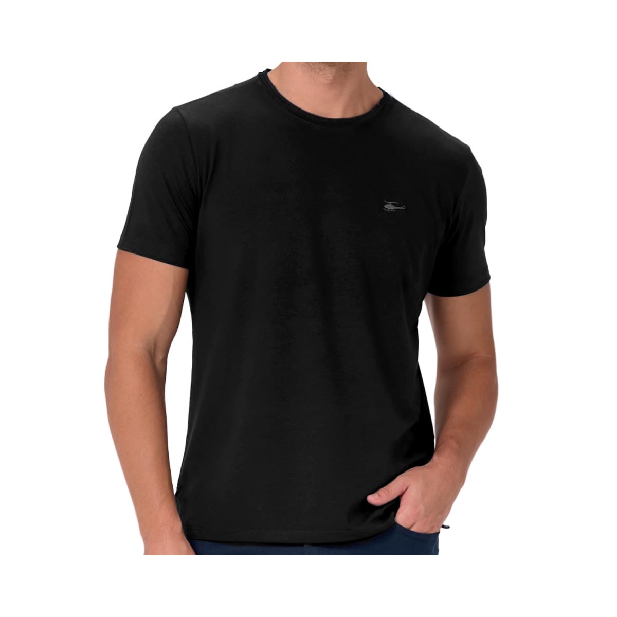 Camiseta Sallo Pergula Básica 2761 Preto