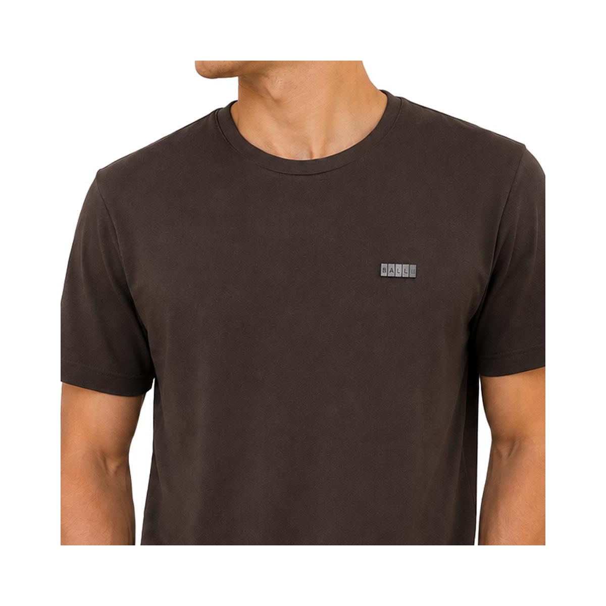 Camiseta Sallo Pergula Meia Manga 0041 Expresso Marrom Camiseta Sallo Pergula Meia Manga 0041 Expresso Marrom