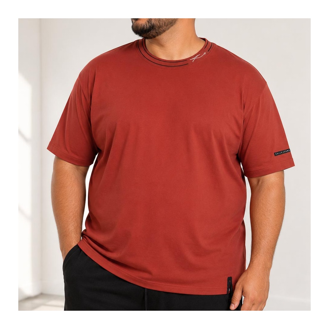 Camiseta Sallo Pergula Meia Manga 10107997 Terracota
