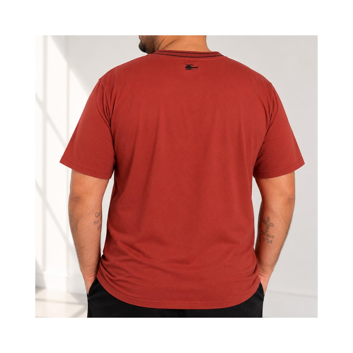 Camiseta Sallo Pergula Meia Manga 10107997 Terracota Camiseta Sallo Pergula Meia Manga 10107997 Terracota