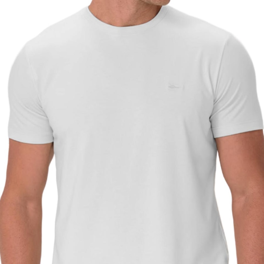 Camiseta Sallo Pergula Meia Manga Básica 1157 Branco Camiseta Sallo Pergula Meia Manga Básica 1157 Branco