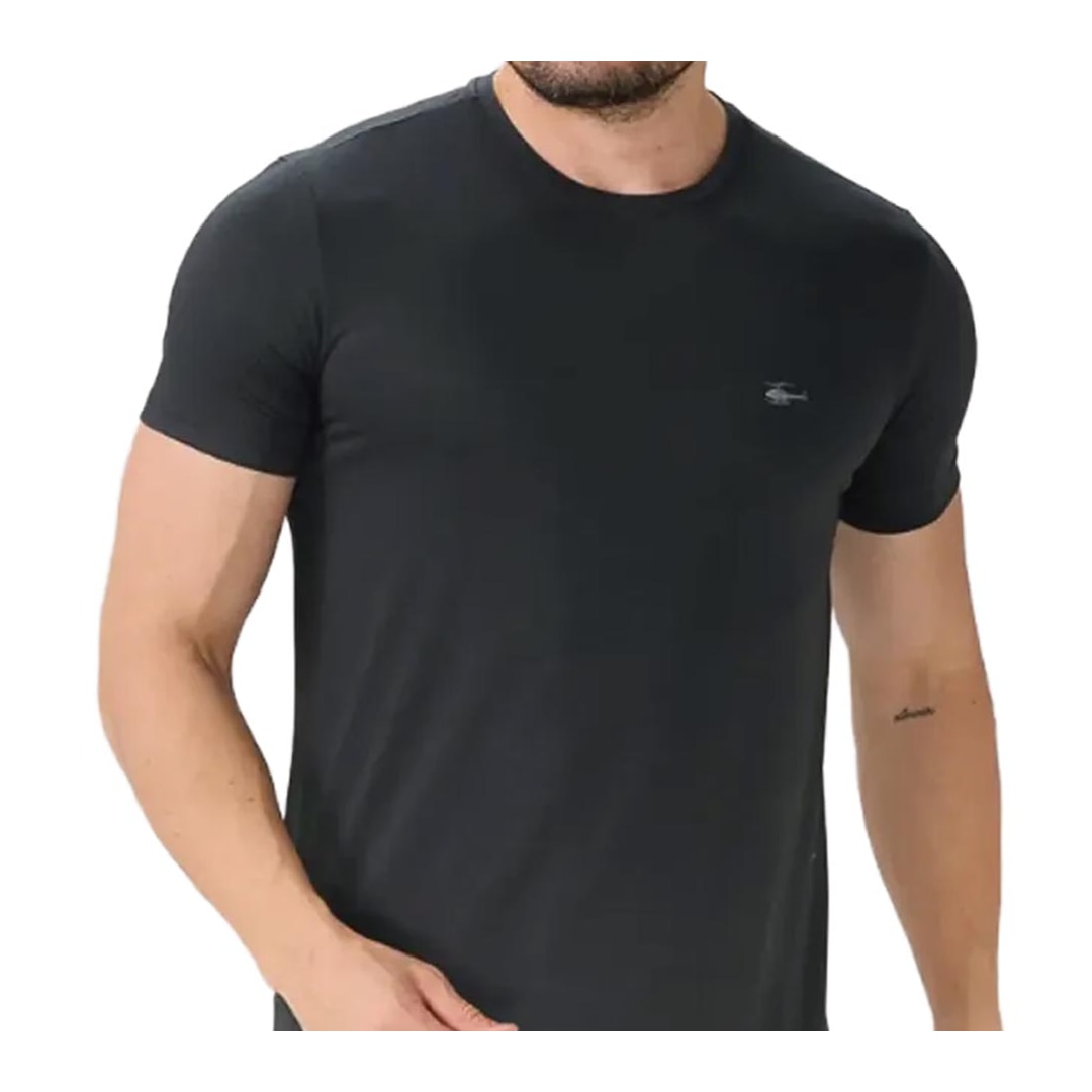 Camiseta Sallo Pergula Meia Manga Básica 1157 Chumbo Dark Camiseta Sallo Pergula Meia Manga Básica 1157 Chumbo Dark
