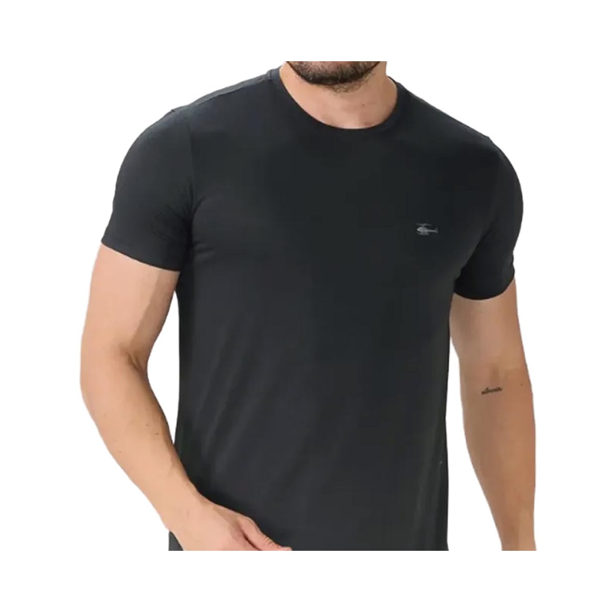 Camiseta Sallo Pergula Meia Manga Básica 1157 Chumbo Dark Camiseta Sallo Pergula Meia Manga Básica 1157 Chumbo Dark