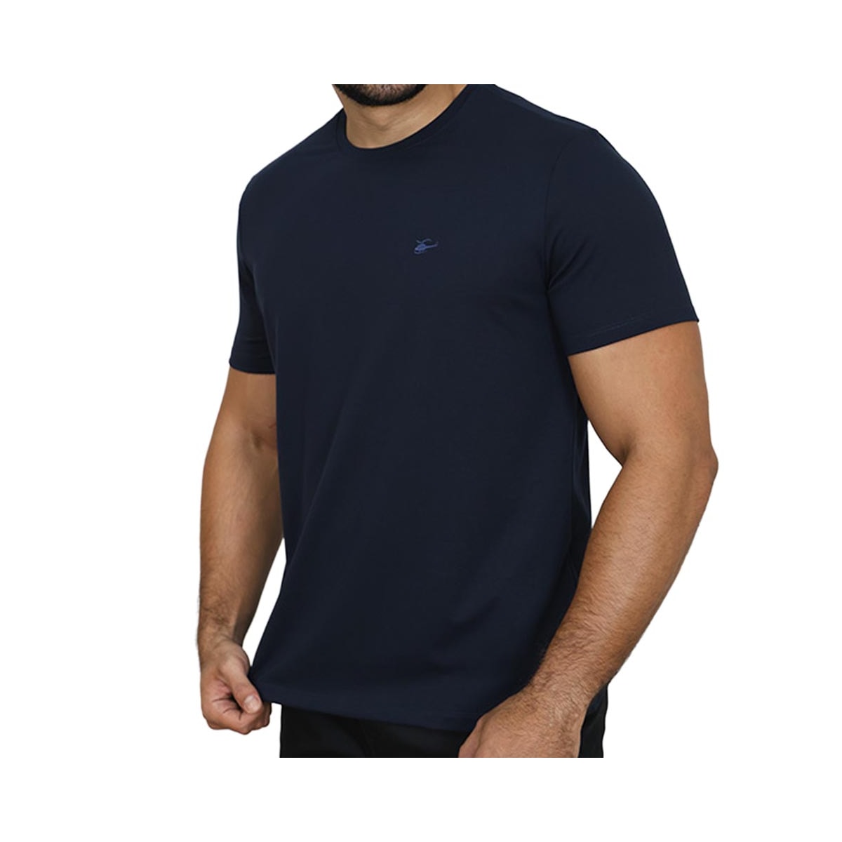 Camiseta Sallo Pergula Meia Manga Básica 1157 Marinho Camiseta Sallo Pergula Meia Manga Básica 1157 Marinho