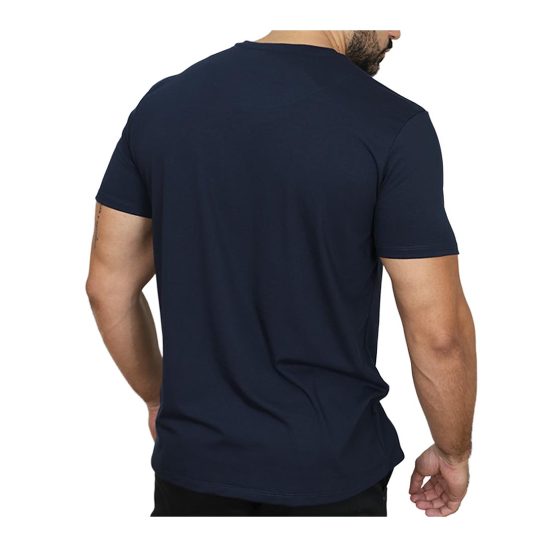 Camiseta Sallo Pergula Meia Manga Básica 1157 Marinho Camiseta Sallo Pergula Meia Manga Básica 1157 Marinho