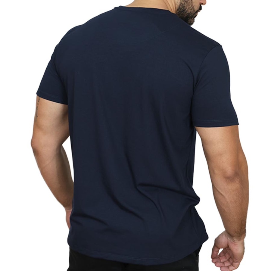 Camiseta Sallo Pergula Meia Manga Básica 1157 Marinho Camiseta Sallo Pergula Meia Manga Básica 1157 Marinho