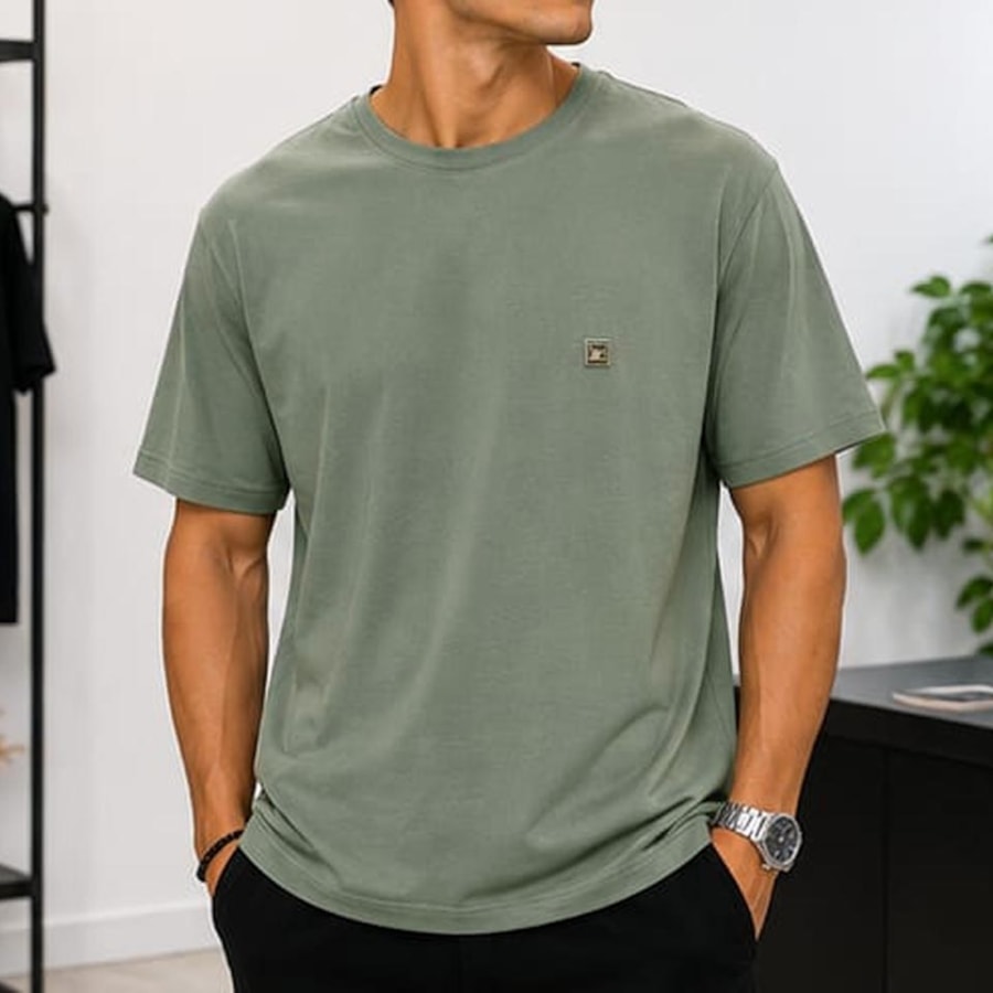 Camiseta Sallo Pergula Plus 8757 Cimento Queimado
