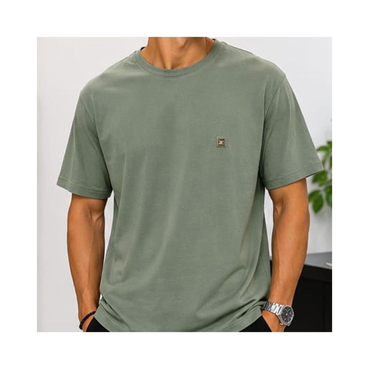 Camiseta Sallo Pergula Plus 8757 Cimento Queimado