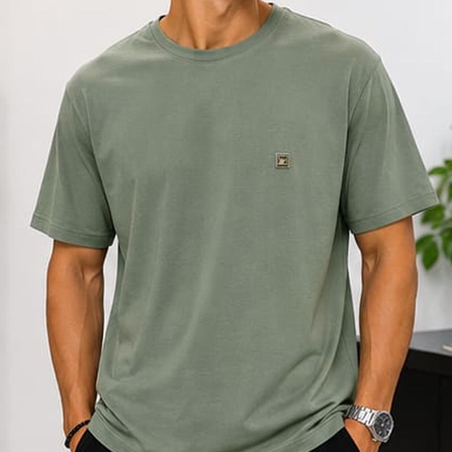 Camiseta Sallo Pergula Plus 8757 Cimento Queimado