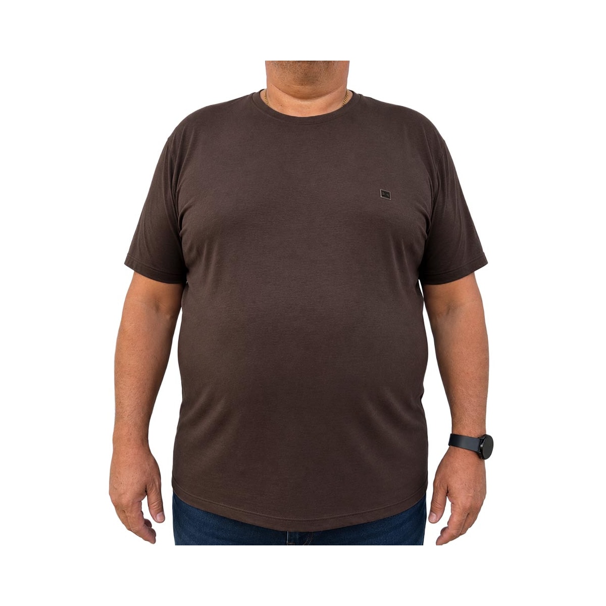 Camiseta Sallo Pergula Plus 8757 Expresso Camiseta Sallo Pergula Plus 8757 Expresso