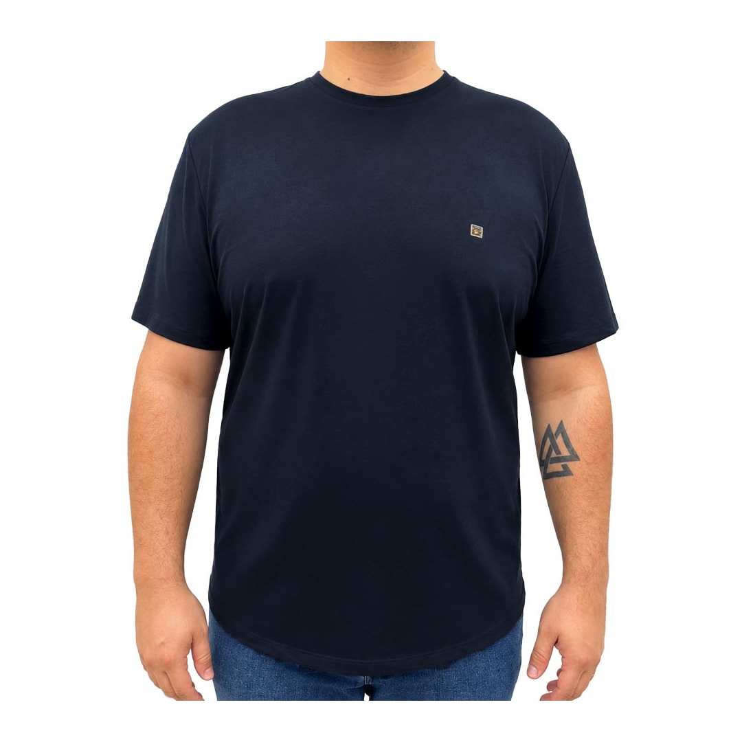 Camiseta Sallo Pergula Plus 8757 Marinho Camiseta Sallo Pergula Plus 8757 Marinho