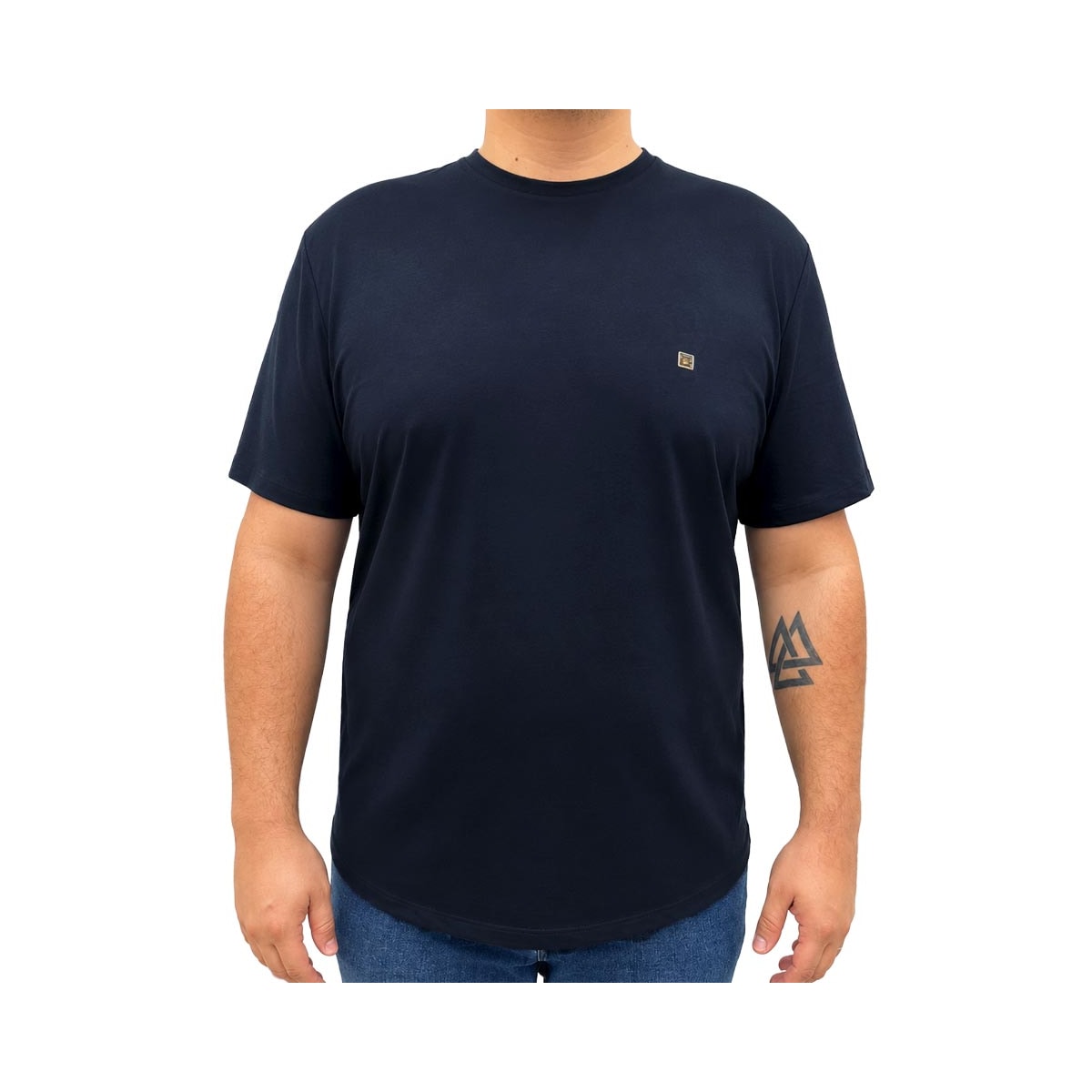 Camiseta Sallo Pergula Plus 8757 Marinho Camiseta Sallo Pergula Plus 8757 Marinho