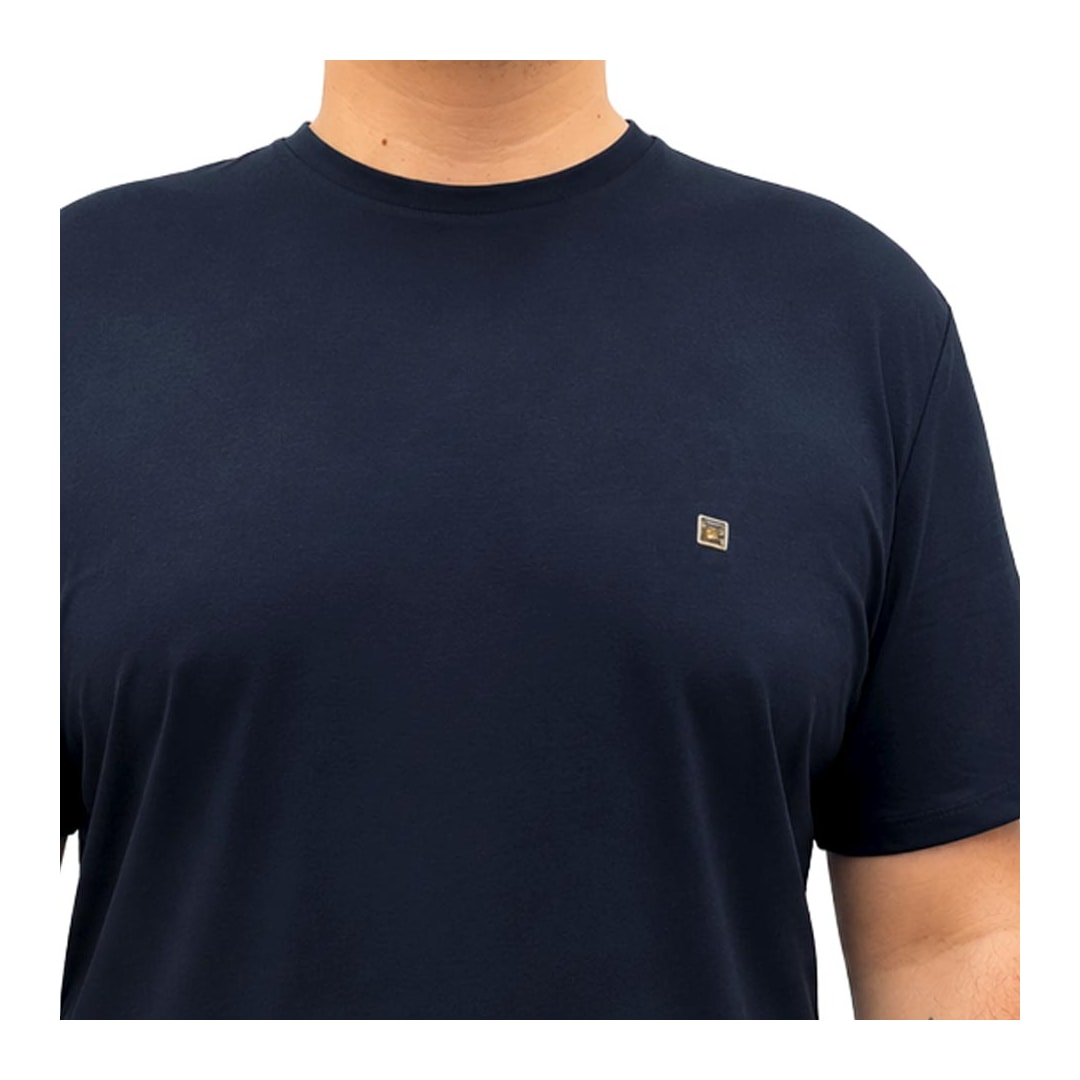 Camiseta Sallo Pergula Plus 8757 Marinho Camiseta Sallo Pergula Plus 8757 Marinho