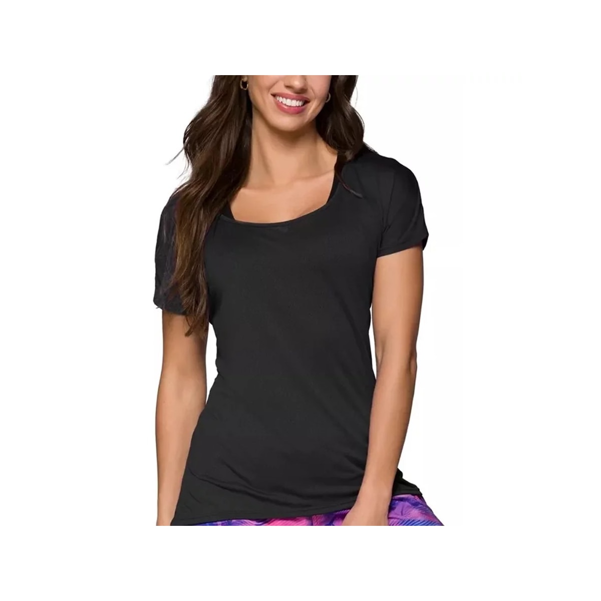 Camiseta Selene Fitness 20860 Preto Camiseta Selene Fitness 20860 Preto