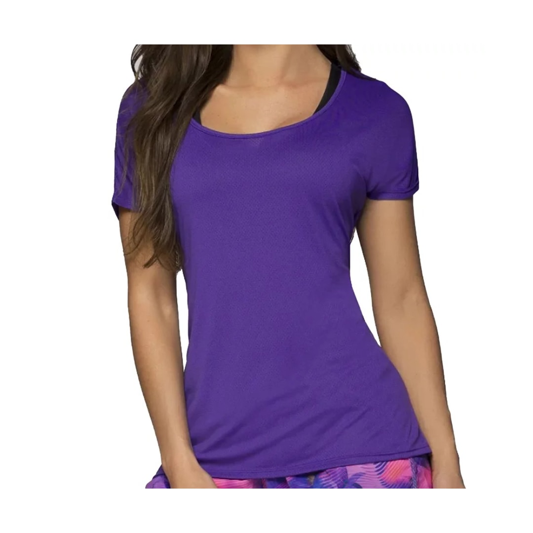 Camiseta Selene Fitness 20860 Roxo Camiseta Selene Fitness 20860 Roxo
