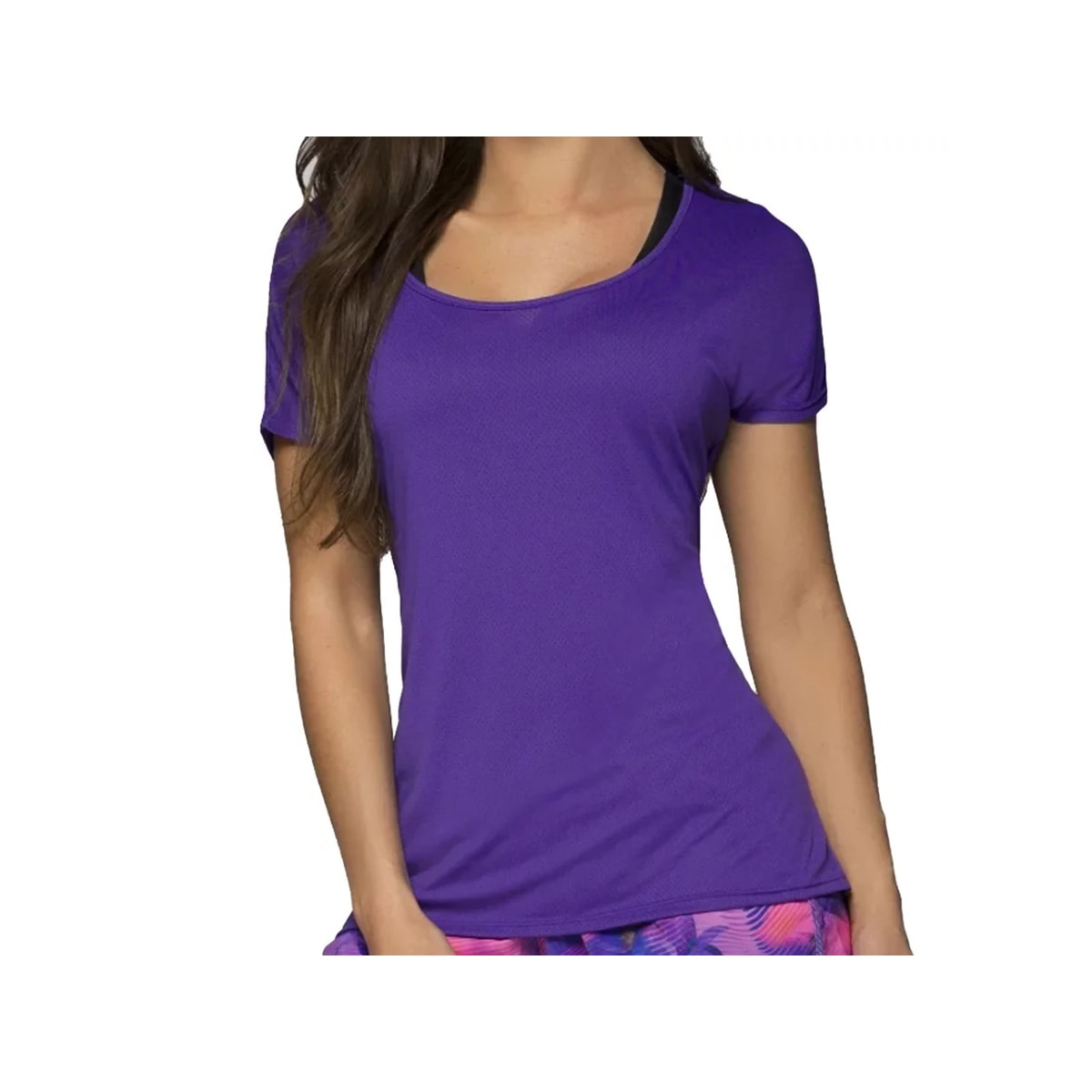 Camiseta Selene Fitness 20860 Roxo Camiseta Selene Fitness 20860 Roxo