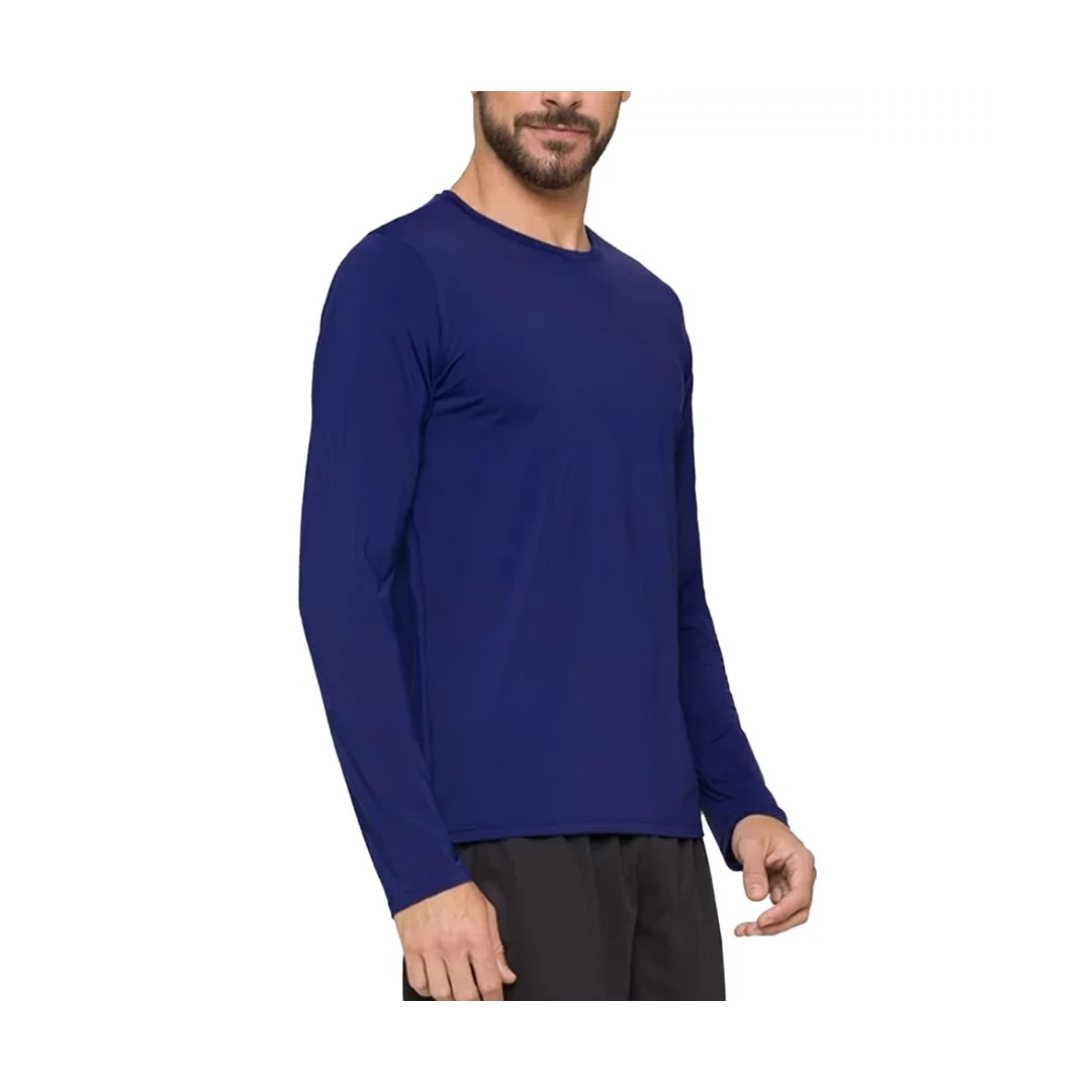 Camiseta Selene Masc Manga Longa Proteção Uv 25020 Marinho Camiseta Selene Masc Manga Longa Proteção Uv 25020 Marinho