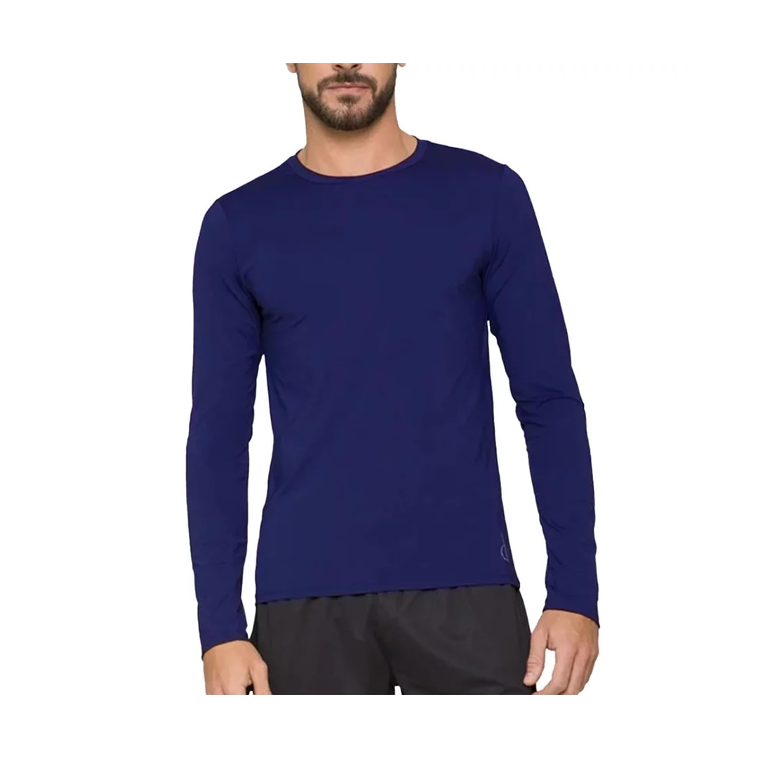 Camiseta Selene Masc Manga Longa Proteção Uv 25020 Marinho Camiseta Selene Masc Manga Longa Proteção Uv 25020 Marinho