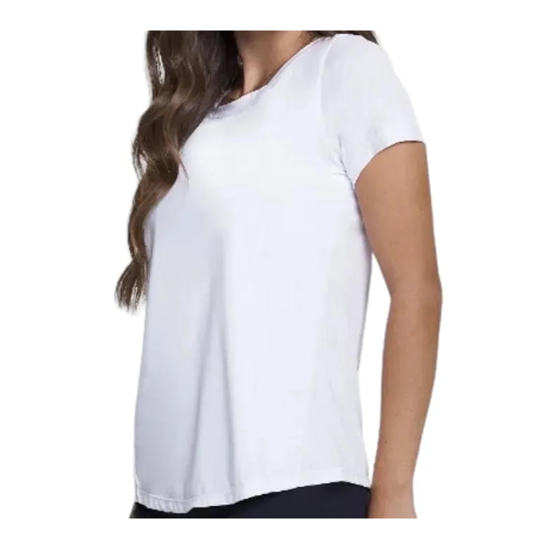 Camiseta Selene Mm Sport Fitness 20863 Branco Camiseta Selene Mm Sport Fitness 20863 Branco