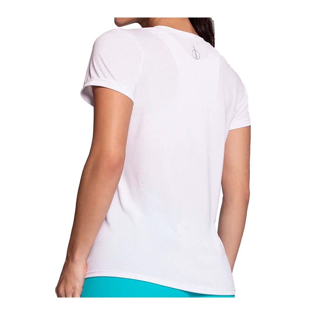 Camiseta Selene Mm Sport Fitness 20863 Branco