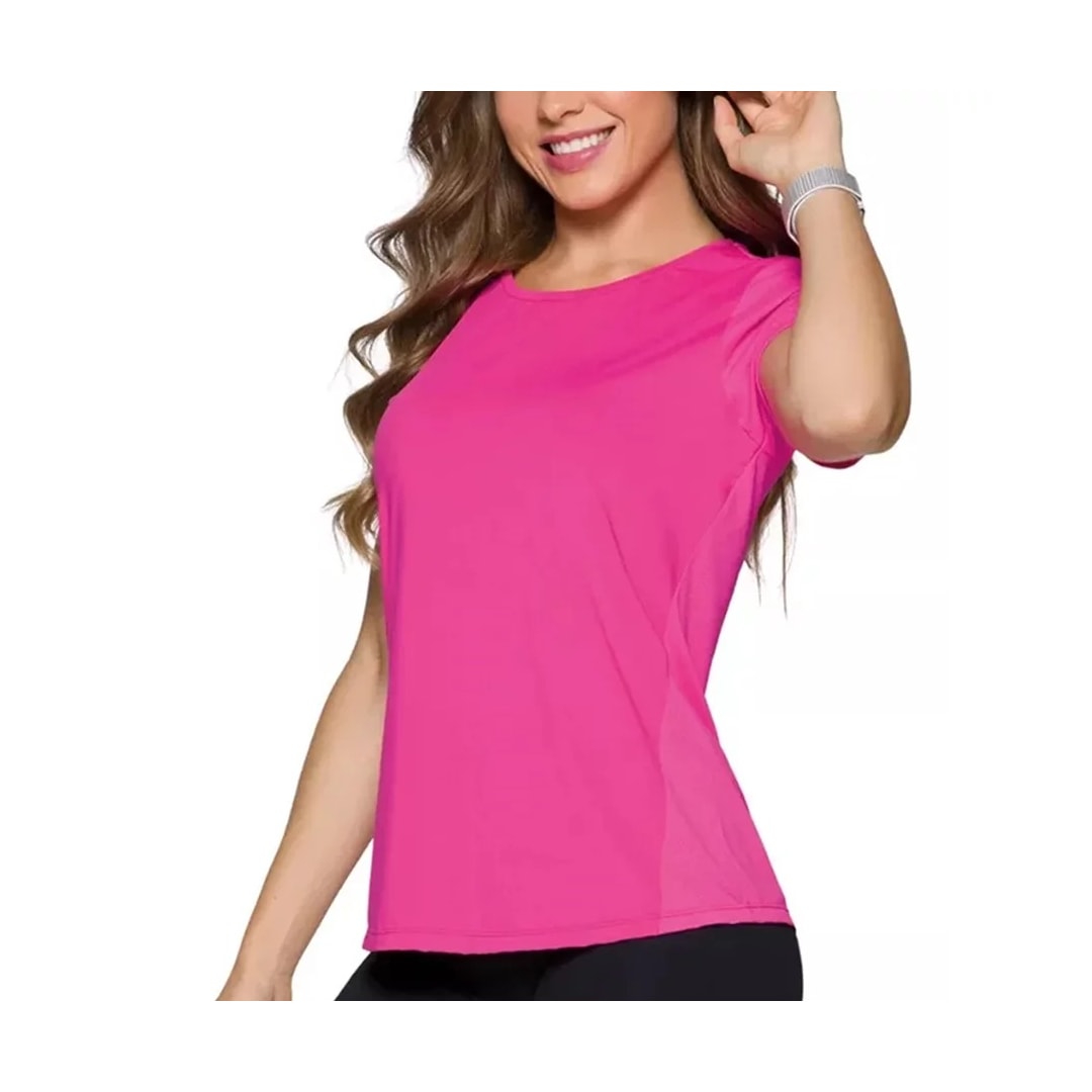 Camiseta Selene Mm Sport Fitness 20863 Pink Camiseta Selene Mm Sport Fitness 20863 Pink