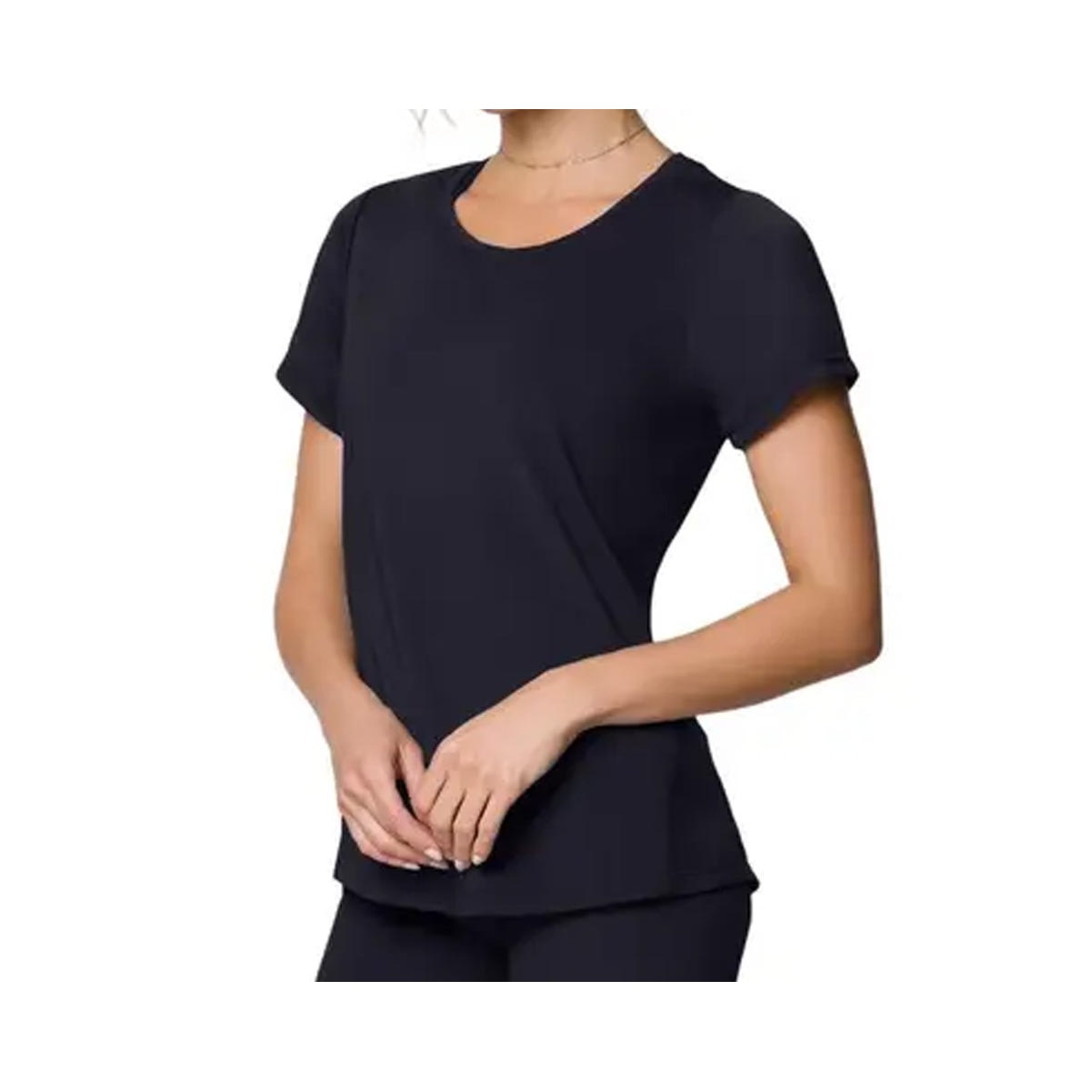 Camiseta Selene Mm Sport Fitness 20863 Preto Camiseta Selene Mm Sport Fitness 20863 Preto