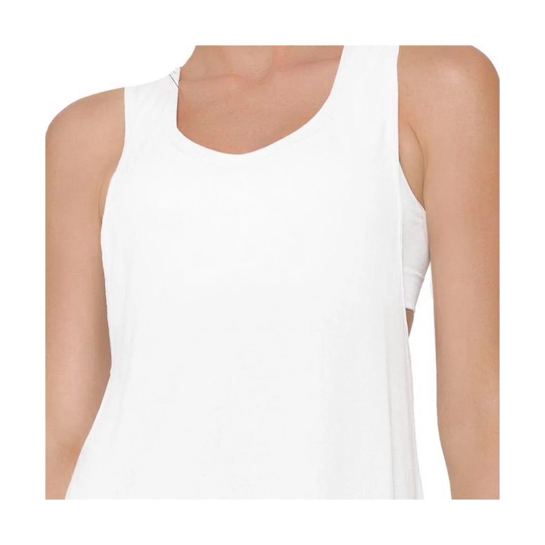 Camiseta Selene Regata Super Cavada 20855 Branco