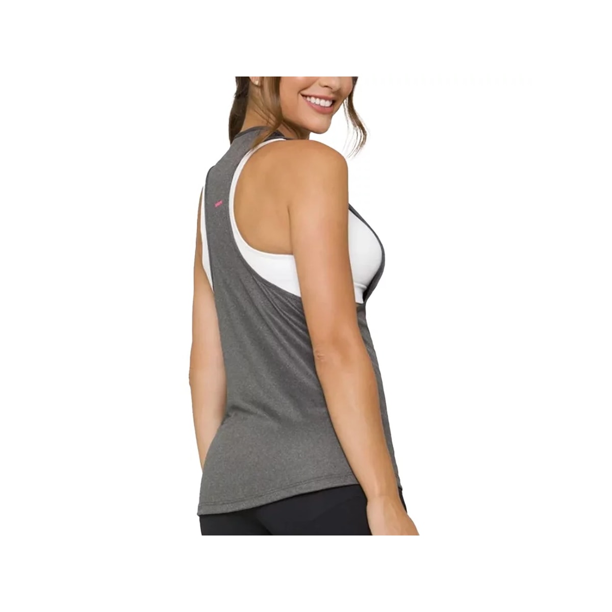 Camiseta Selene Regata Super Cavada 20855 Mescla Camiseta Selene Regata Super Cavada 20855 Mescla