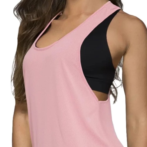 Detalhe - Camiseta Selene Regata Super Cavada 20855 Nude