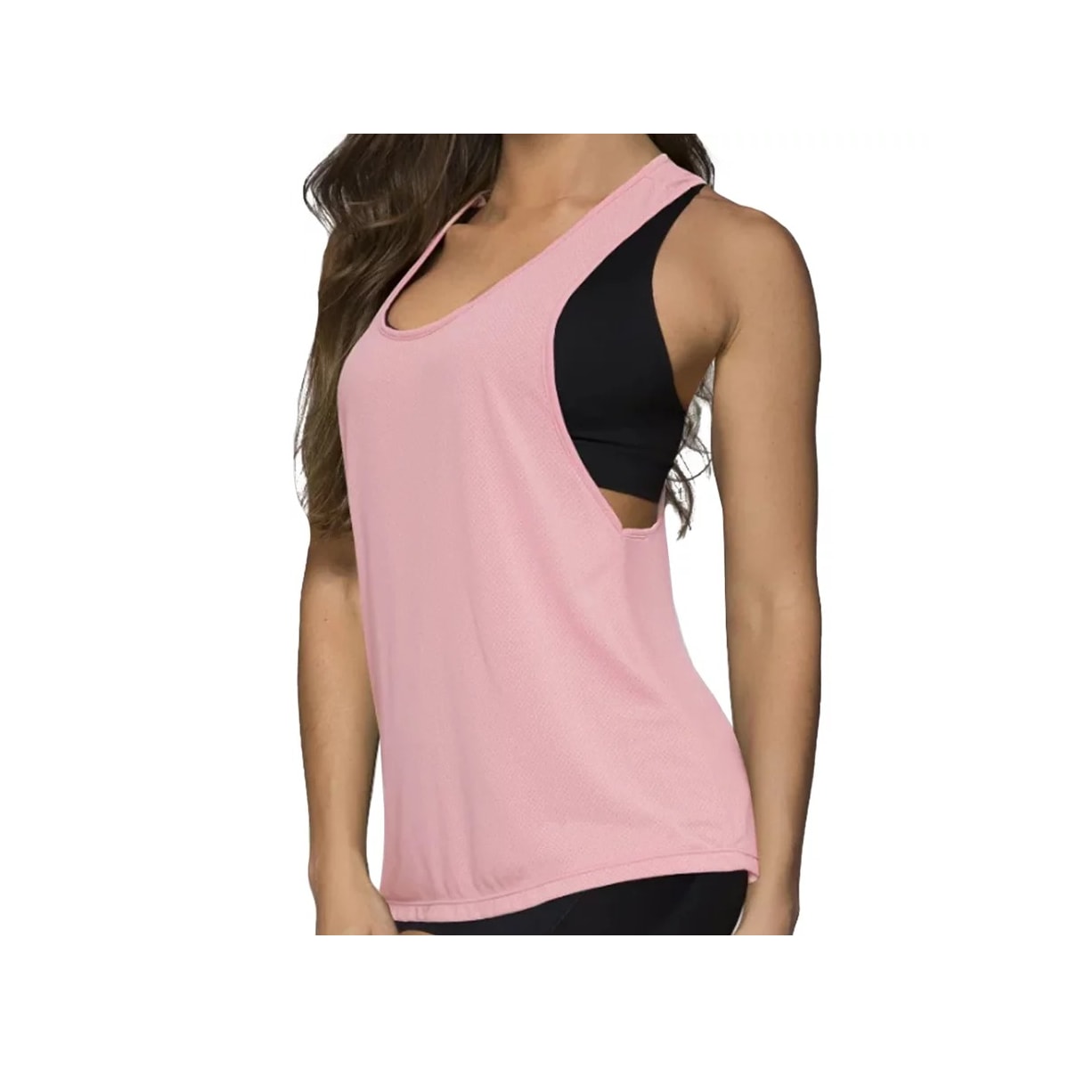 Camiseta Selene Regata Super Cavada 20855 Nude Camiseta Selene Regata Super Cavada 20855 Nude
