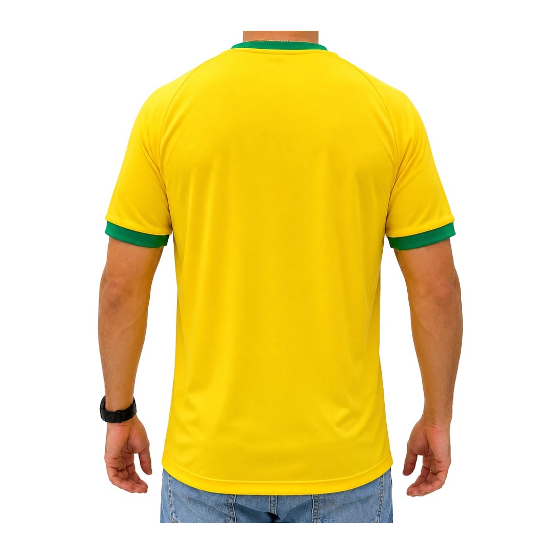 Camiseta Topper Brasil Meia Manga 8522001 Amarelo