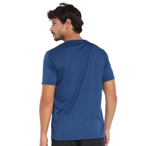 Detalhe - Camiseta Topper Dry Fit Masculina 4323088 Azul Opala