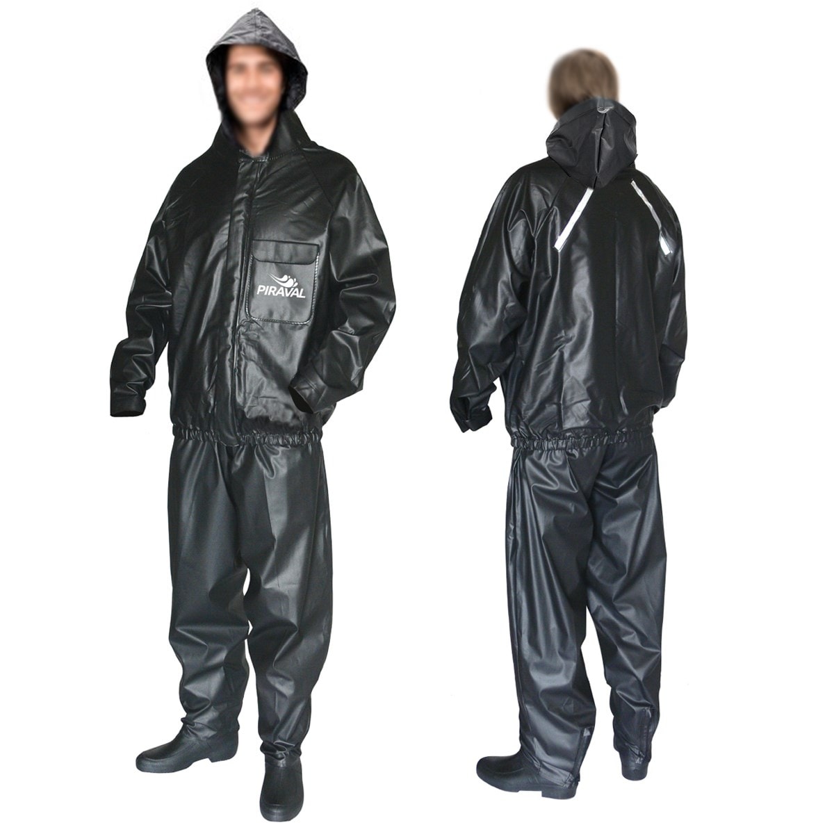 Capa Piraval De Chuva Com Capuz Ccpp040 Preto Capa Piraval De Chuva Com Capuz Ccpp040 Preto