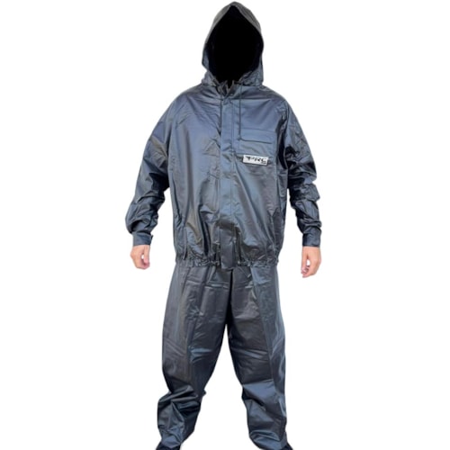 Capa Piraval De Chuva Com Capuz Ccpp0403 Preta