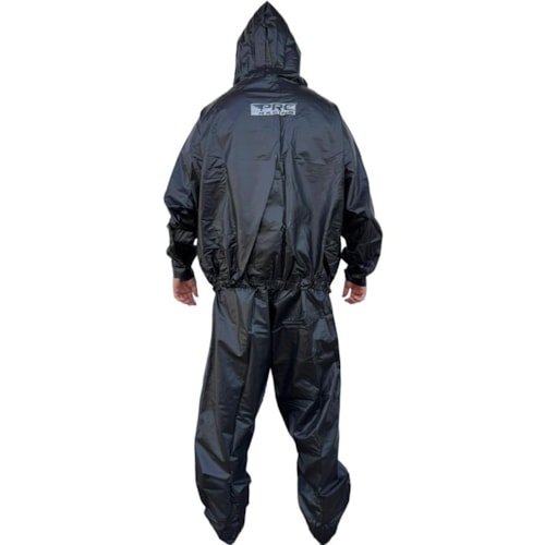 Detalhe - Capa Piraval De Chuva Com Capuz Ccpp0403 Preta