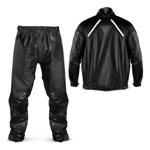 Detalhe - Capa Piraval De Chuva Sem Capuz Ccpp039 Preto